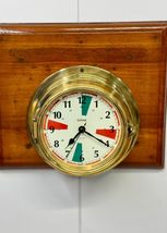 Maritime Antique Reclaimed Cargo Vintage Stockburger Quartz Wall Clock - Germany - $198.00