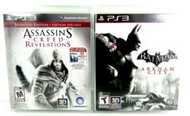  Batman: Arkham City &amp; Assassin&#39;s Creed Revelations Game for Sony Playstation 3 - £10.99 GBP