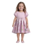 Minnie Mouse Girls Dress Pink Multicolor Disney Satin Taffeta Skirt Crin... - $727.52 MXN