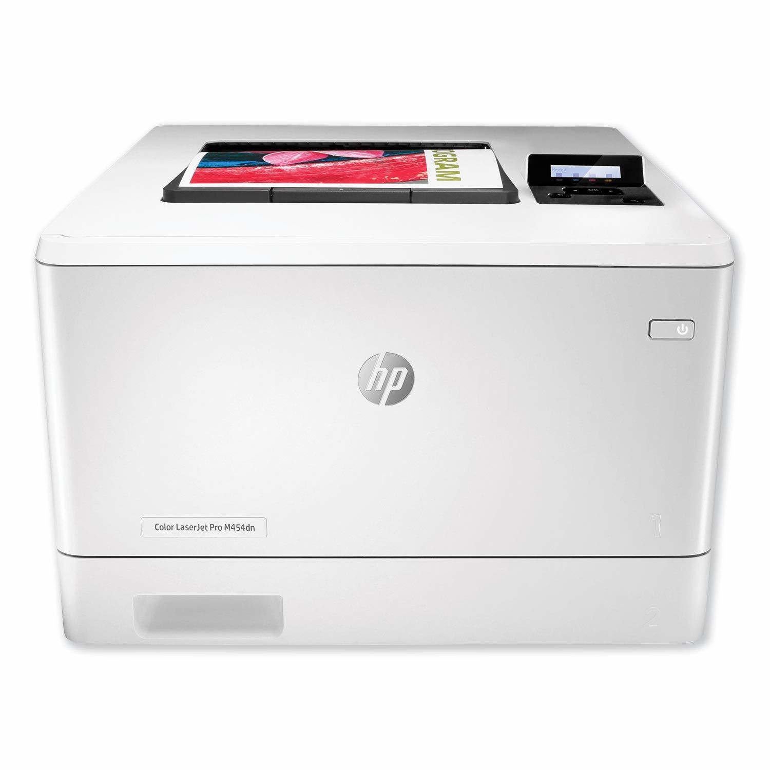 HP LaserJet Pro M454DN Color Laser Printer USB  Duplex Network  WY144A  ... - $599.99