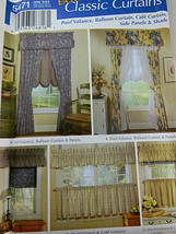 Simplicity 5471 Valance Panel Balloon cafeWindow Curtains Uncut Pattern EASY - £4.97 GBP