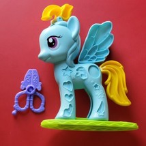 My Little Pony Rainbow Dash Play-Doh Style Salon Mold On Base with Scissor 2014 - £12.33 GBP