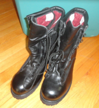 New!  Black Knight boots Vibram soles lace up men&#39;s size 12 leather upper - $1,488.27 MXN