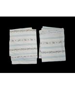 Vtg Ralph Lauren Alderwood Julianne Fabric Handmade 90x43 Curtains Lot X 2 - $173.25