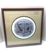 1985 P Buckley Moss, Children On Carousel, Limited Edition 698/1000 Fram... - $49.50