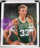 Larry Bird Boston Celtics Basketball Art Original Oil Painting on Canvas 1 - $5,255.70 CAD