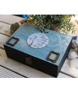 Dog Urn Box for Ashes Pet Urn Cremation, Memorial Urn with 2 Photo Frame... - $75.00