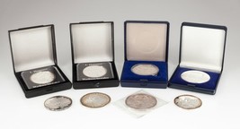 Rare 1980&#39;s Modern Germany Silver Commemorative Token Lot 8 Hanau, Weihnachten - £251.97 GBP