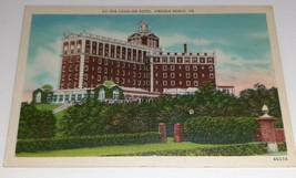 Postcard The Famous Cavalier Hotel Beautiful View Virginia Beach VA Gardens - £4.67 GBP