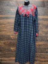 Vermont Country Gown Women Med Christmas Plaid CottageCore VGT Granny Co... - $976.57 MXN