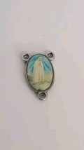 Blessed Virgin Mary Rosary Centerpiece Medal  - $175.21 MXN