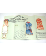 Bethany Farms Wooden Paper Doll with Two Outfits Unused by Twig Loughry - £7.11 GBP