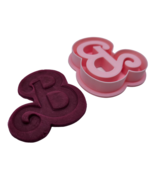 Barbie &quot;B&quot; Doll Logo Fondant Cookie Cutter Embosser Stamp 2-Pc. Set - $13.72 CAD