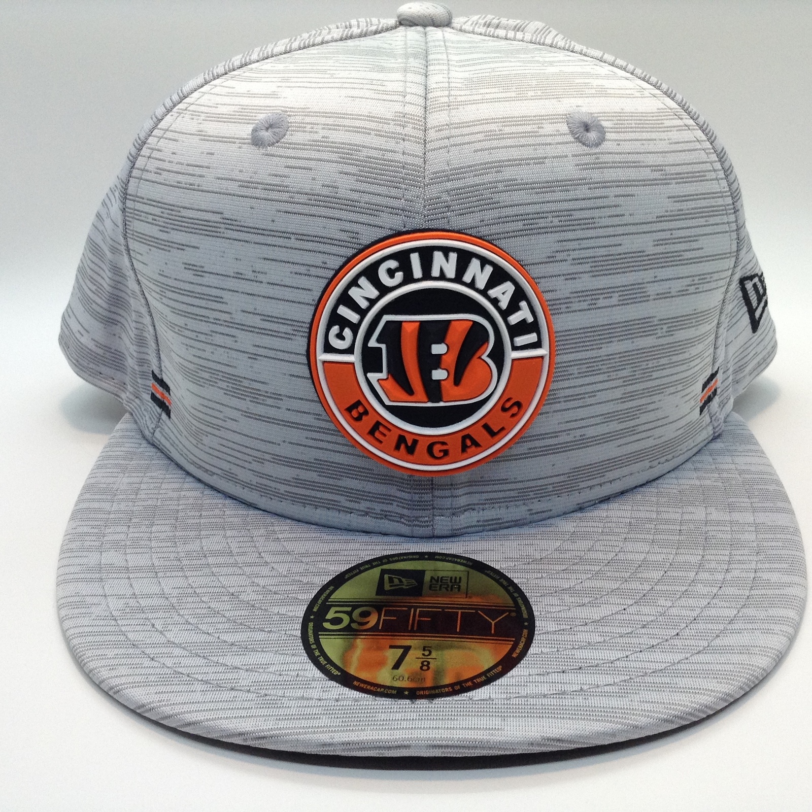Primary image for New Era 59Fifty NFL Cincinnati Bengals On Field Fitted Hat Cap Mens 7 5/8 NEW