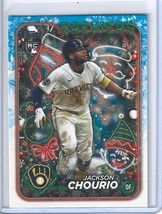2024 Topps Holiday Jackson Chourio H119 Rookie Card - $2.96