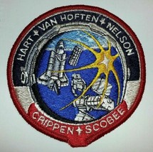 Nasa Space Shuttle Mission Patch STS-41C Hart Van Hoften Nelson Crippen ... - £6.97 GBP