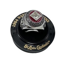 St. Louis Cardinals Replica Ring 1964 World Champions Gold NWT 2014 Promo - £25.11 GBP