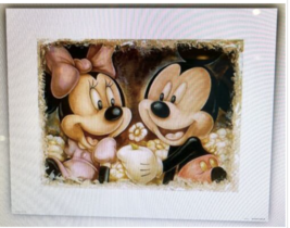 Disney Parks Flowers for the Girl Mickey Minnie Art Print 16 x 20 More S... - £38.20 GBP