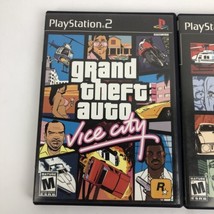 Grand Theft Auto III + GTA Vice City PS2 PlayStation 2 Includes 1 Manual - LOOK - £13.36 GBP