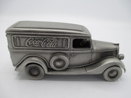 Coca-Cola Nostalgic Miniatures Pewter 1936 Ford Delivery Truck 1:43 Seri... - £34.95 GBP
