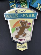 2017 Disneyland CHOC Walk in the Park Medallion w/ Ribbon Lanyard 3.5&quot; x... - £11.00 GBP