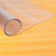 Clear PVC Protective Floor Matte Home-Use Transparent Computer Mat Offic... - £28.65 GBP