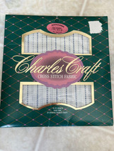 CHARLES CRAFT Cross Stitch Tear Away Waste Canvas 8.5 Count 12 X 18 inch... - £11.01 GBP