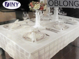 Heavy Duty Top Quality Clear Tablecloth Protector 60&quot; x 120&quot; Oblong - £10.73 GBP