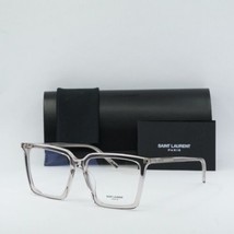 SAINT LAURENT SL474OPT 003 Transparent Nude 56mm Eyeglasses New Authentic - $170.96
