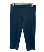 Aspire Womens Medium Activewear Black Capri Side Slits Pull On Stretch L... - €6,05 EUR