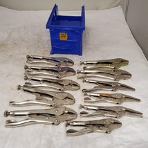 Lot of Various Petersen-DeWitt Vise Grip Pliers Curved Jaw LOT 124 - £119.08 GBP