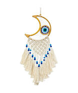 Evil Eye Ward Moon Macrame Dreamcatcher! - €10,92 EUR