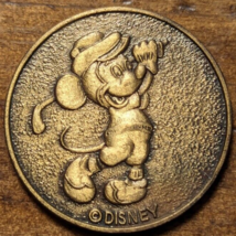 Disney Mickey Mouse Bronze Golf Ball 22mm Marker Coin Token - $11.97