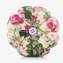 Pumpkin Wrist Pincushion: 3.94&quot; Elastic Strap Needle Holder for All Size... - $21.73