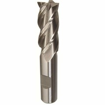 Drill America-DWCF324 Series High-Speed Steel End Mill, Polished Finish, 4 Flute - £24.77 GBP