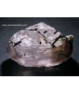 Collector Morganite with Green Tourmalines, Deep Pink Beryl Stone, Natur... - $25,265.43 MXN