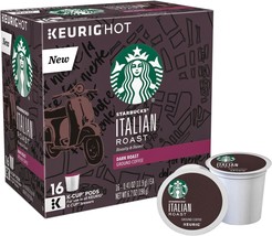 Starbucks Italian Roast Coffee 16 to 120 Count Keurig K cups Pick Any Qu... - £20.25 GBP+