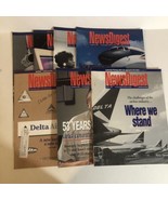 Vintage Delta News Digest Lot Of 7 Booklet 1995 - £31.14 GBP