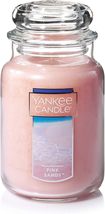 Candle Pink Sand Scented,Large Jar Single Wick Candle,over 110 Hour of B... - £25.05 GBP