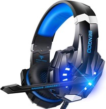 BENGOO G9000 Stereo Gaming Headset for PS4 PC Xbox One PS5 Controller - £33.72 GBP+