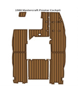 1988 Mastercraft Prostar Cockpit Pad Boat EVA Foam Faux Teak Deck Floor Mat - $1,123.46 CAD