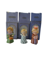 Vintage AVON Figurines Heavenly Blessings Nativity Set Of 3 in box 1986 ... - $27.73