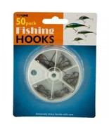 Kole Imports Fishing Hooks Set In Divided Case Reel - £4.31 GBP