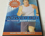 Tony Horton&#39;s Power 90 In-Home Boot Camp Phase 1 - 4 DVD 2 Disc Set 2009 - £7.98 GBP