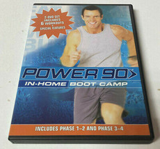 Tony Horton&#39;s Power 90 In-Home Boot Camp Phase 1 - 4 DVD 2 Disc Set 2009 - £7.84 GBP