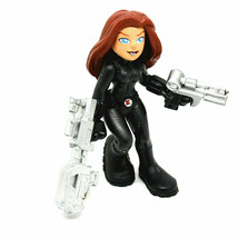 Black Widow Action Figure 2in Avengers Super Hero Squad Earths Mightiest... - £8.93 GBP