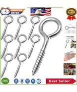 500 LBS Capacity Eye Hooks - 8 Pcs Heavy Duty Stainless Steel for Secure... - $627.56 MXN
