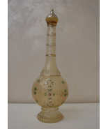Antique Hand-Painted Glass Rosewater Sprinkler Persian Decorative 19th C... - €338,30 EUR