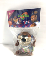 Vtg NIP 8&quot; Space Jam TAZ Plush Looney Tunes Basketball Jersey Warner Bro... - $529.94 MXN