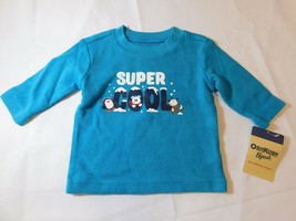 Osh Kosh B'Gosh Boy's Baby Long Sleeve waffle T Shirt Size Variations Super Cool - £10.37 GBP